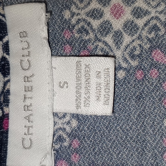 Charter Club Printed Surplice Wrap Top - Picture 12 of 12